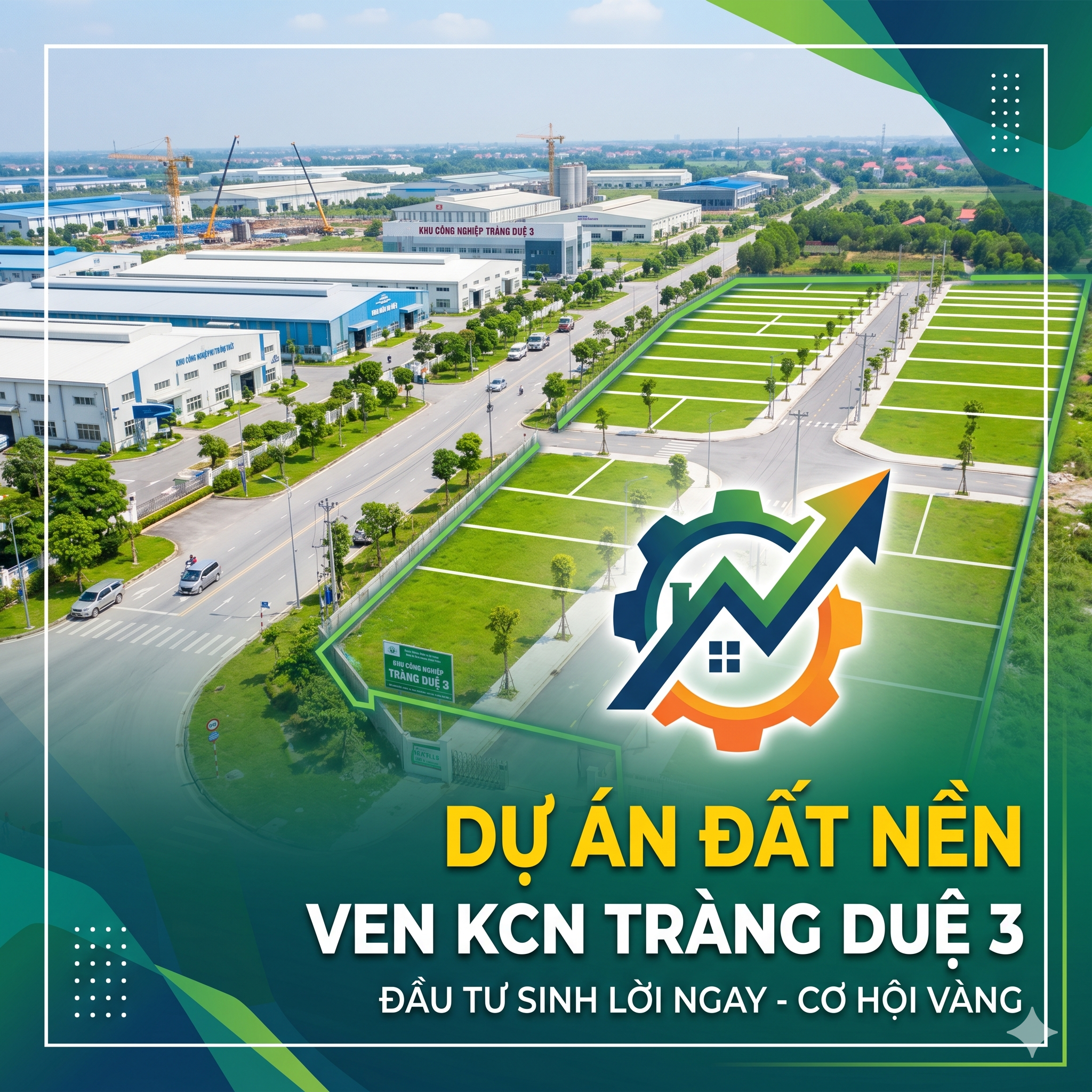 Logo Đất Nền Ven KCN Tràng Duệ 3